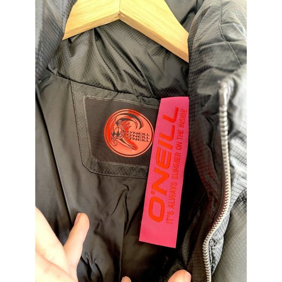 O’NEILL Black O’riginals FZ Puffer Jacket $200 Ski Snow Winter Women’s L - Picture 6 of 11